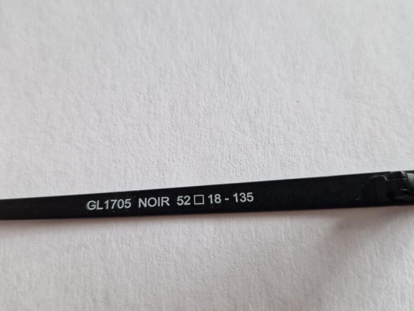 GABIN ET LEONIE - GL1705 NOIR 52/18