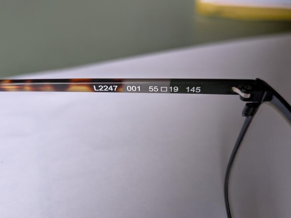 Lacoste L2247 001 55¤19 145