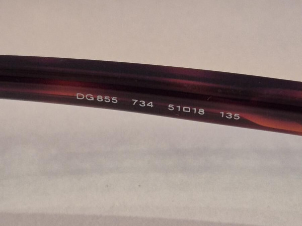 DOLCE GABBANA- DG8557 34 51□18 135