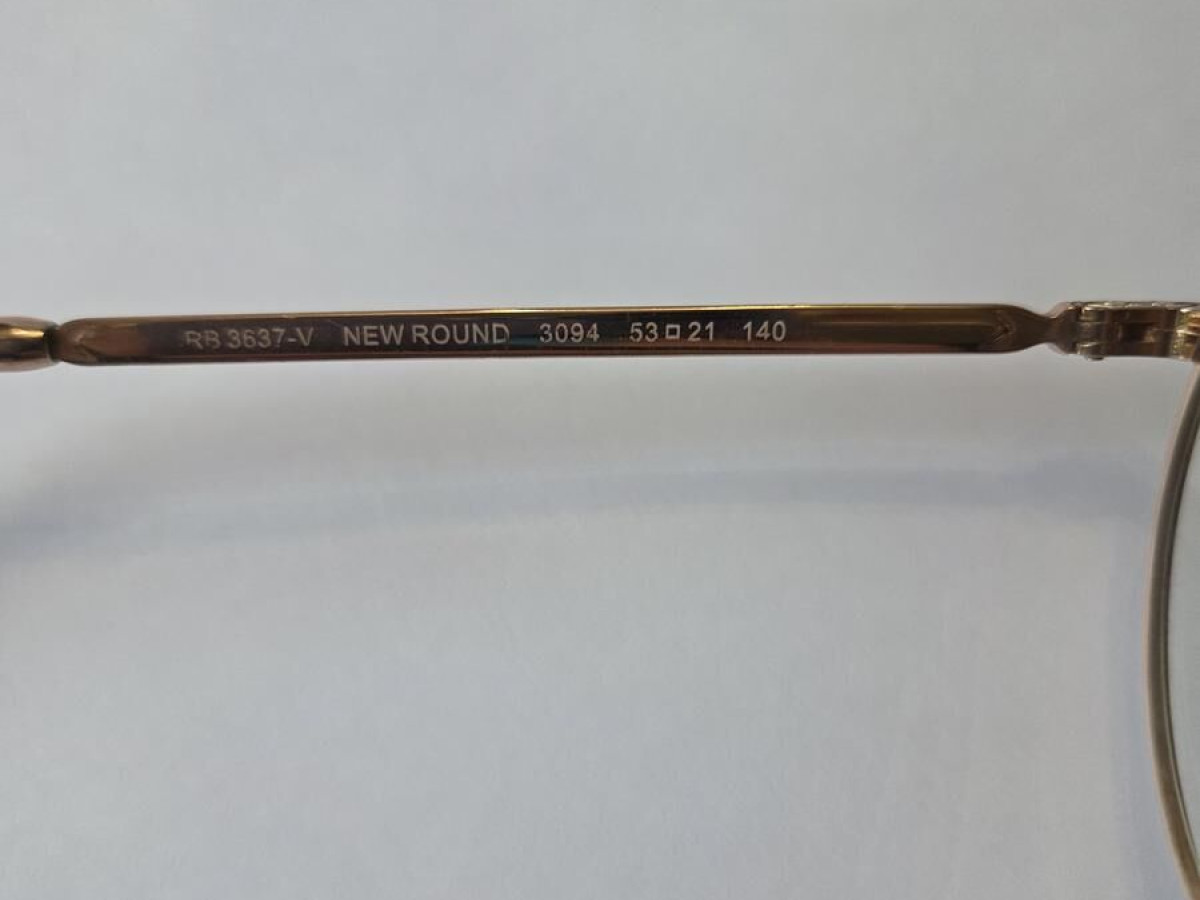 Ray-ban-RB3637-V NEW ROUND 3094 53/21