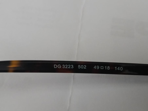 Dolce Gabbana - DG3223 502  49/18 140