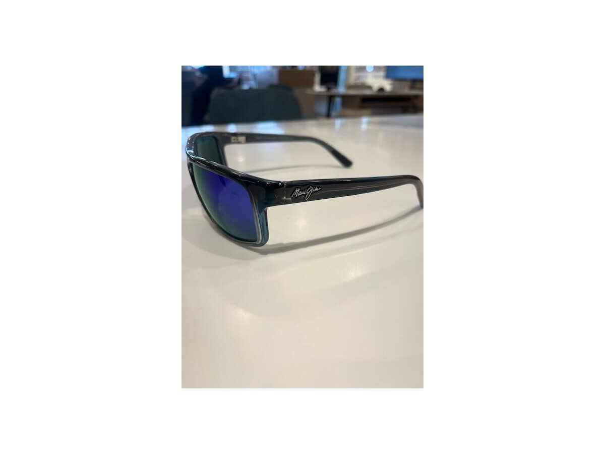 MAUI JIM 746 03F GRIS BLEU Byron Bay MIROIR BLUE HAWAI