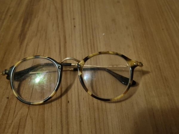 RAYBAN - RB2447  round fleck