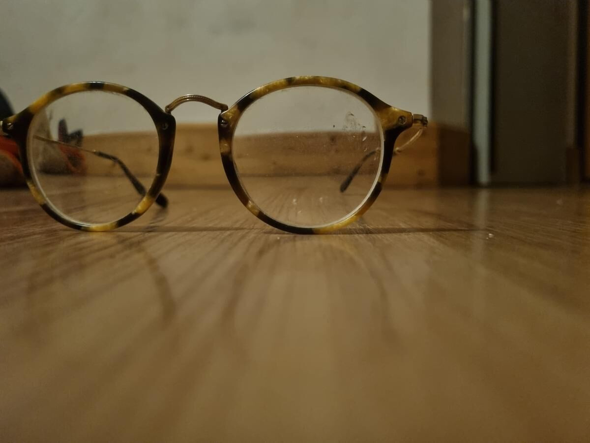 RAYBAN - RB2447 round fleck