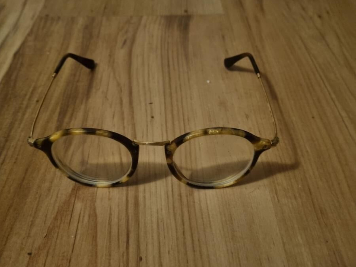 RAYBAN - RB2447 round fleck