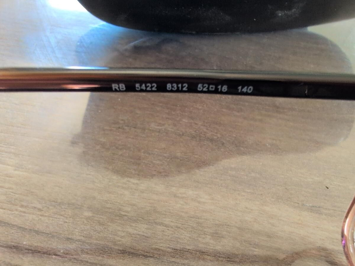 Ray ban RB5422 8312 52 16140