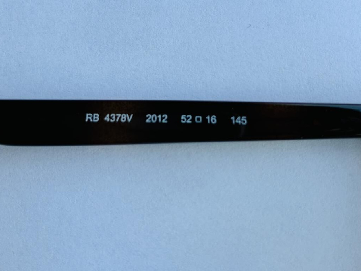 RAYBAN  - RB -4378V 2012 52/16