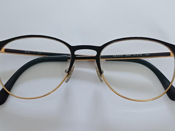 Ray-ban - dorée et noire -...