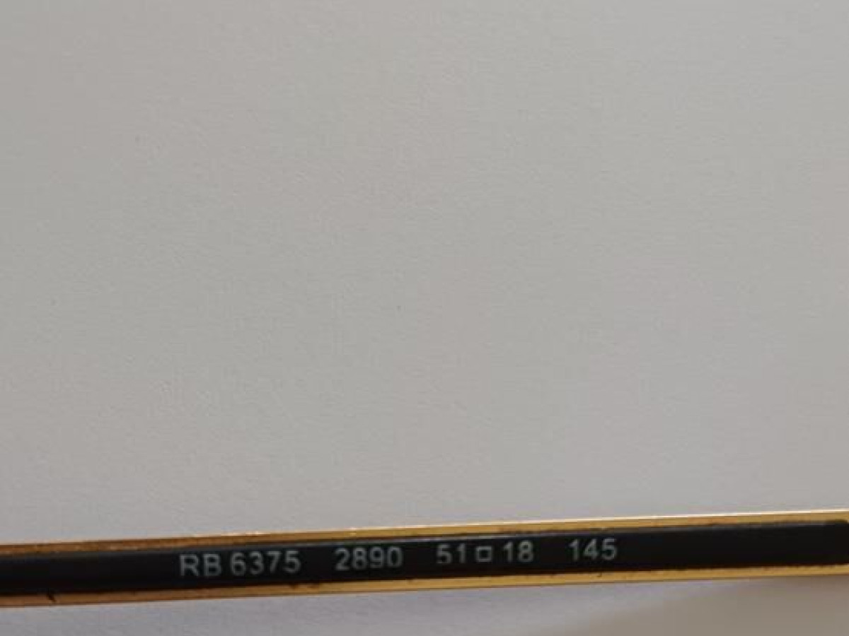 Ray-ban - dorée et noire - RB63752890 51¤18