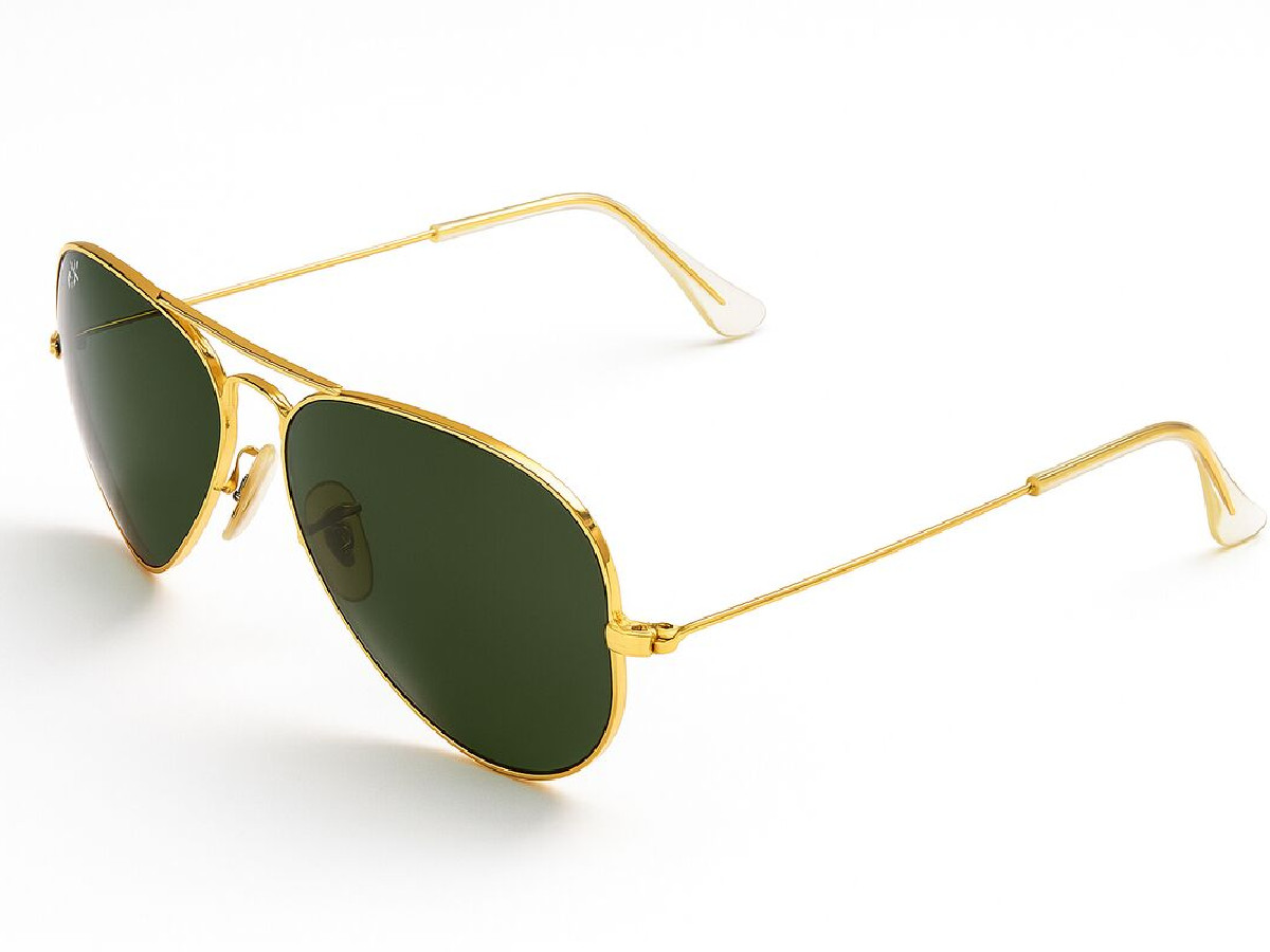 Ray-Ban Aviator Golden USA vintage - IBausch & Lomb – RB3025 58¤14
