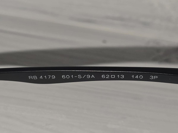 Ray-ban - RB4179 601-S/9A 62□13 140 3P