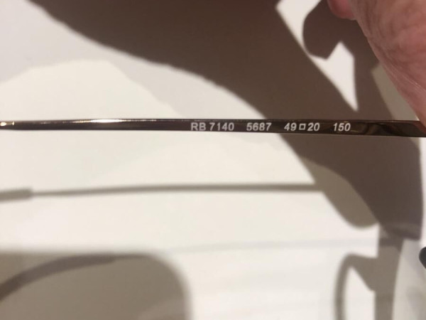 Ray-Ban - RB7140 5687 49¤20