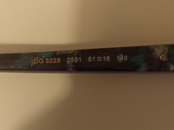 DOLCE GABBANA - DG3228 2551 - 51/16 140