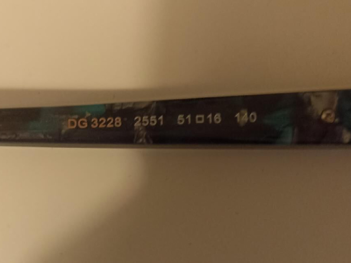 DOLCE GABBANA - DG3228 2551 - 51/16 140