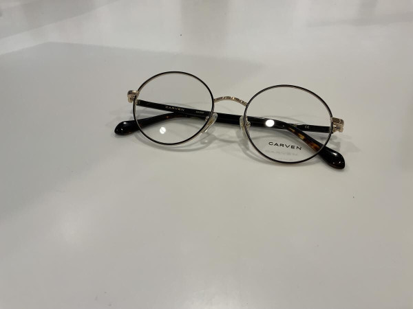 CARVEN - CC1052 NODO NOIR SATIN DORE 49/19