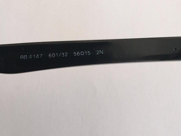 RAYBAN  - RB4147 601/32 56♦15 2N