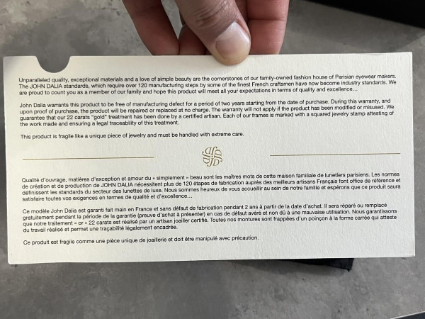 John dalia - MATT C515 50/20