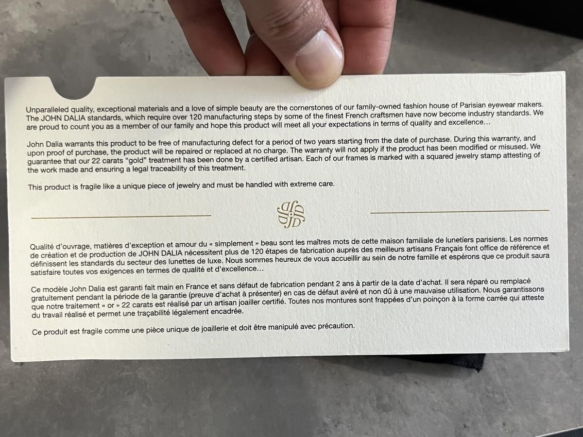 John dalia - MATT C515 50/20