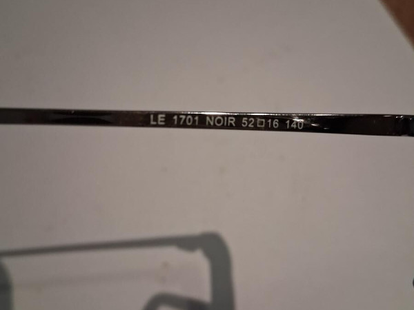 LEVEL - Le 1701 NOIR 52¤16