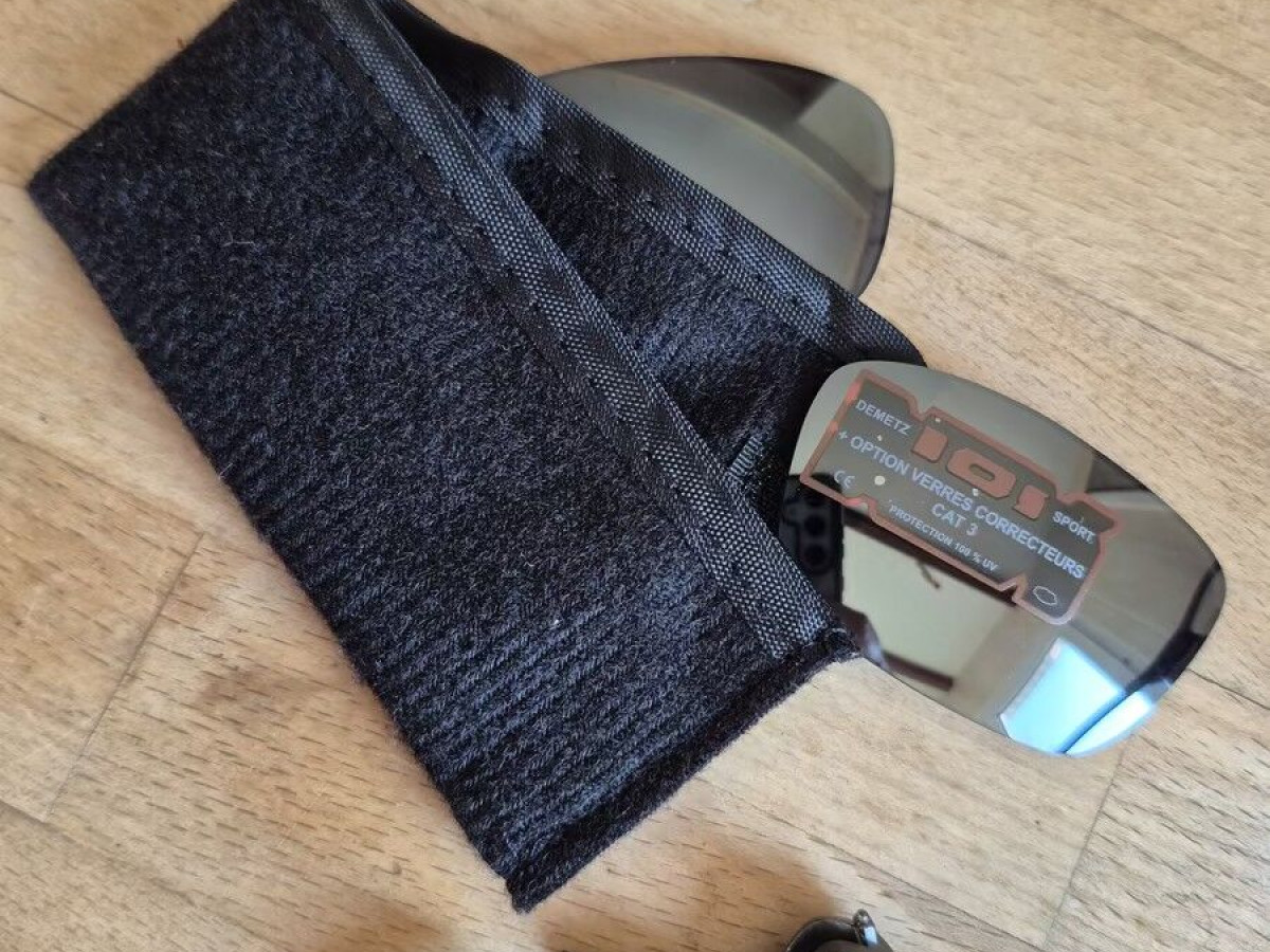 DEMETZ sport - Translation noir brillant gris 58&curren;16