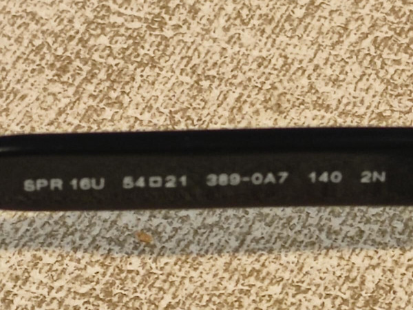 PRADA - SPR16 U 54/21 389-0A7 140