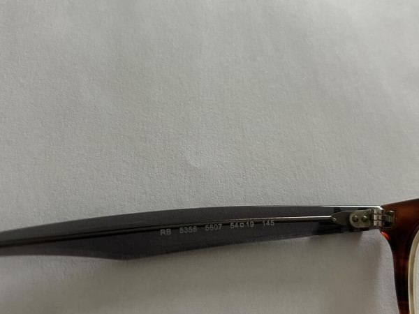 ray-ban &eacute;caille de tortue  - RB 5356 5607 5419 145 54&curren;19