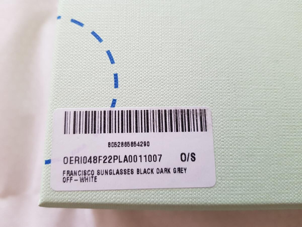 OFF-WHITE - OERI048 1007 50&curren;26