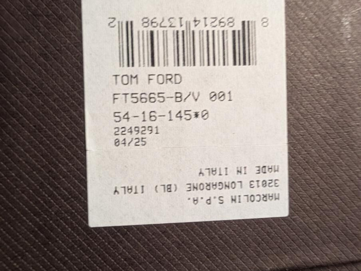 Tom Ford  - FT5665-B/V 001 54&curren;16