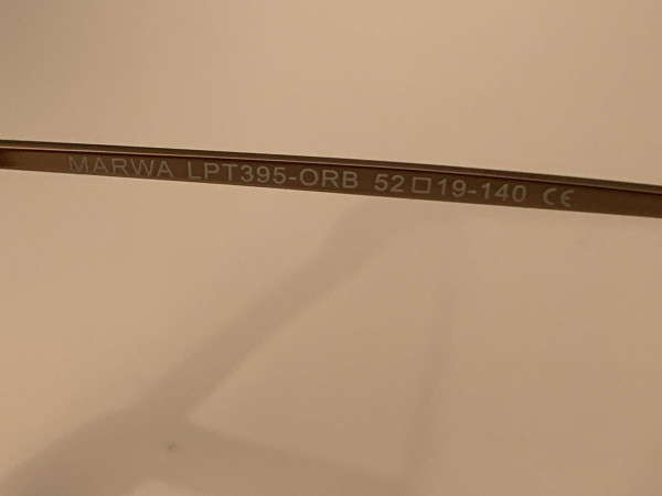 Jimmy Fairly - MARWA LPT395-ORB 52&curren;19-140