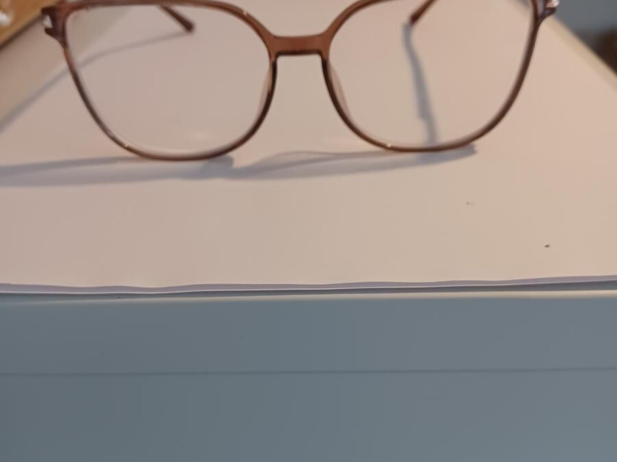 Monture papillon en ac&eacute;tate taupe et d&eacute;tails strass sur le c&ocirc;t&eacute; Firmoo - 0189 54 15-143-C7 54&curren;15