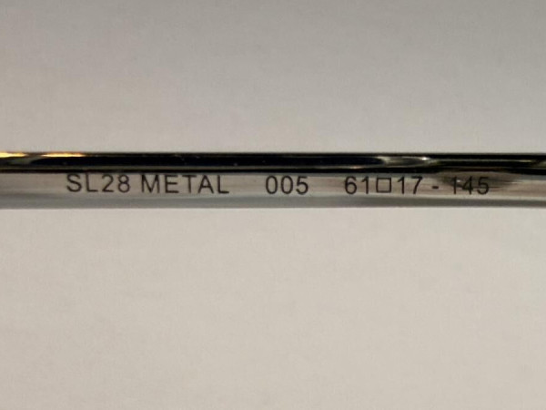 SAINT LAURENT - SL 28 005 GREEN GREEN SMOKE 49¤23