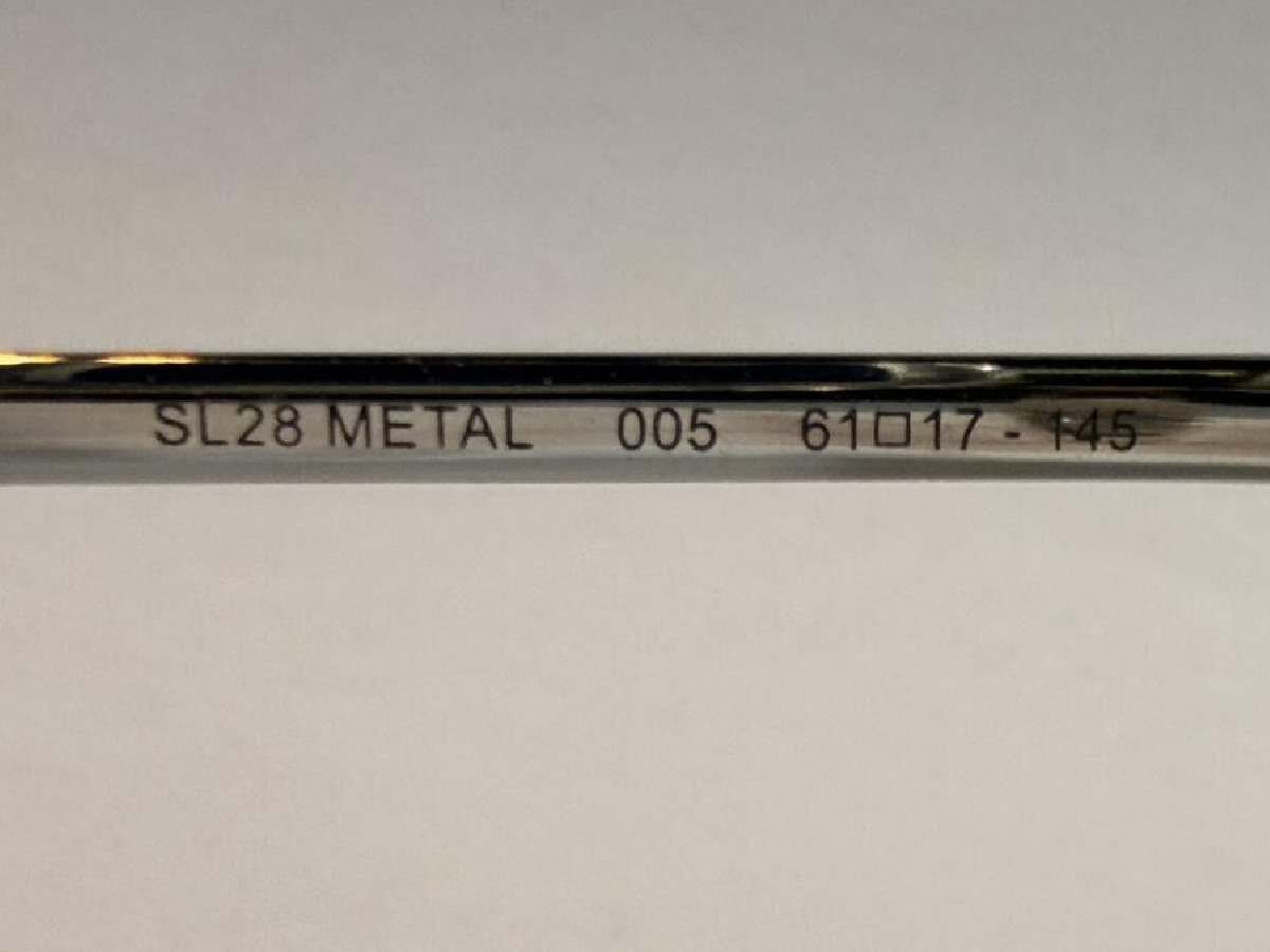 SAINT LAURENT - SL 28 005 GREEN GREEN SMOKE 49¤23