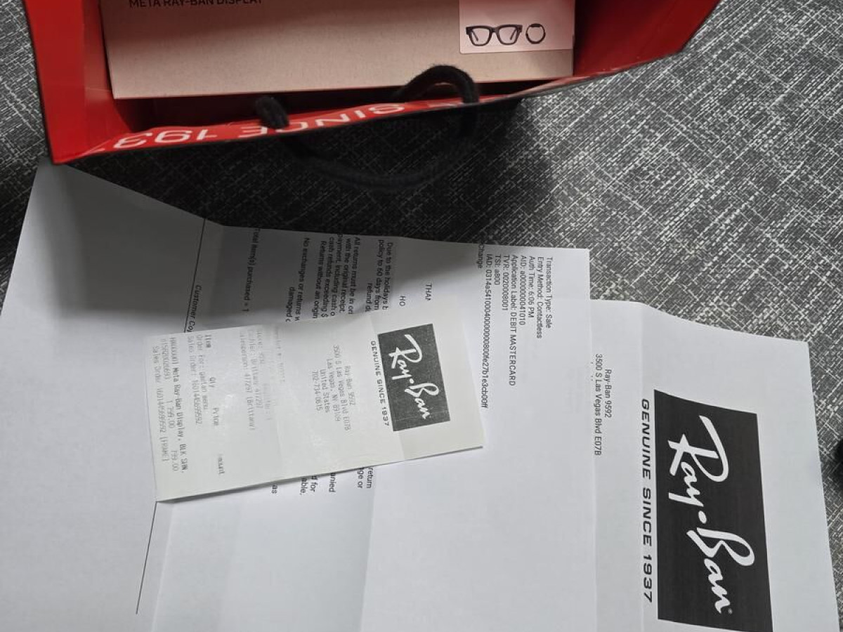 Ray-ban - Meta display