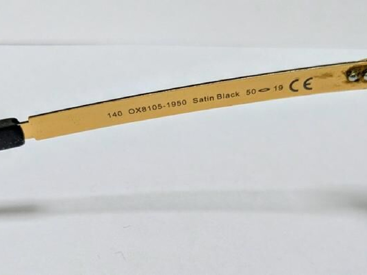 OAKLEY - PITCHMAN R - 140 OX8105 - 1950 - SATIN BLACK - 50&deg;19