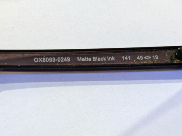 OAKLEY - MILESTONE 3.0 - OX8093-0249 Matte black ink 141 49&deg;19