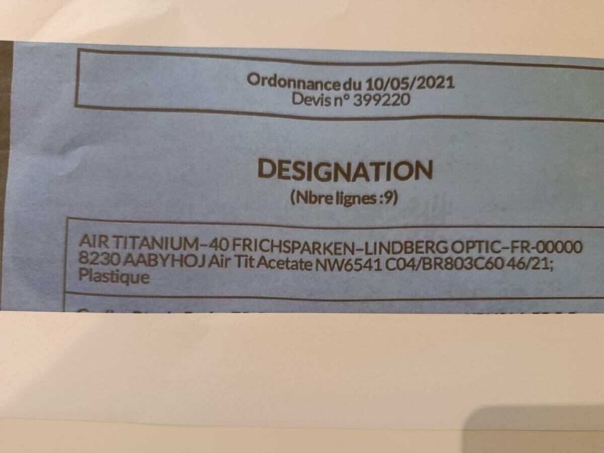Lindberg - air titatium-40 8230AABYHOJ Air TitAcetate NW6541 C04/BR803C60  46&curren;21