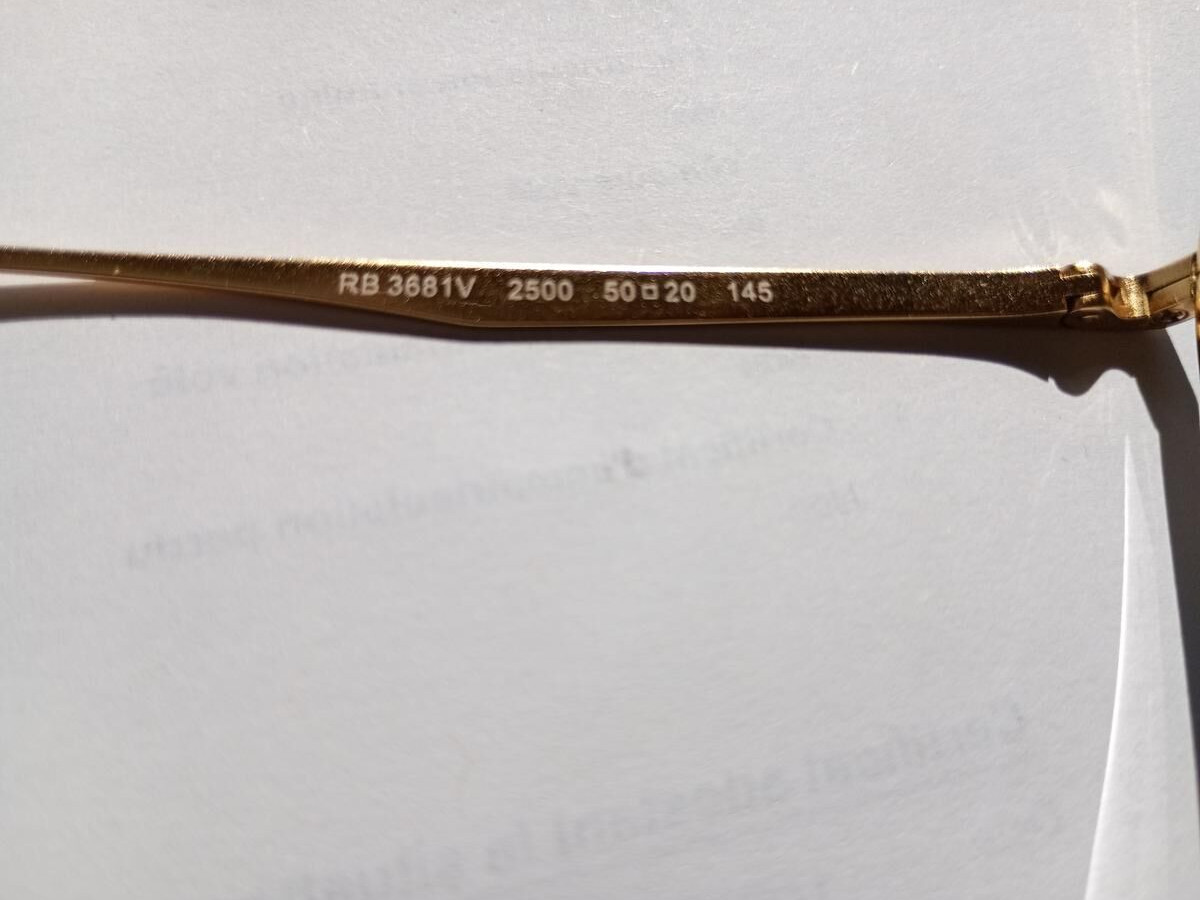 Ray-Ban - RB3681v 50&curren;20 145