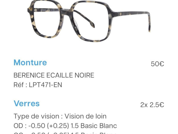 Lunettes pour tous - LPT471-EN 52¤16