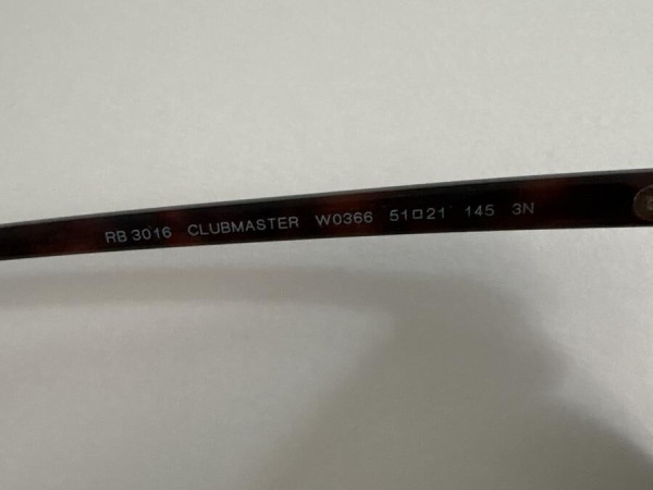 RB 3016 CLUBMASTER  - 51&curren;21