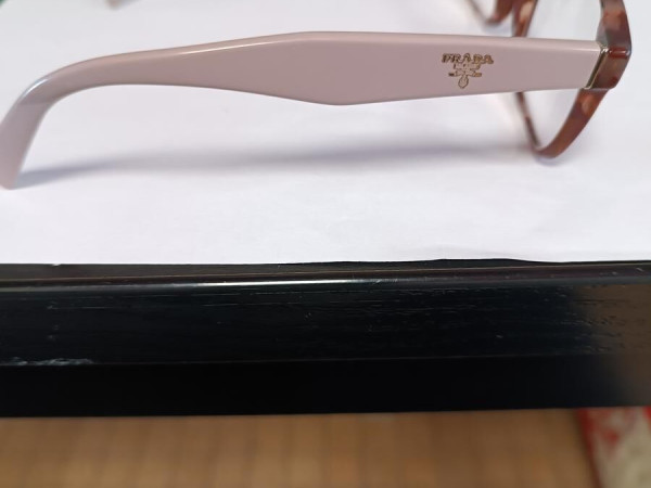 monture rose poudr&eacute; et marron PRADA  - VPR 18T 53*16