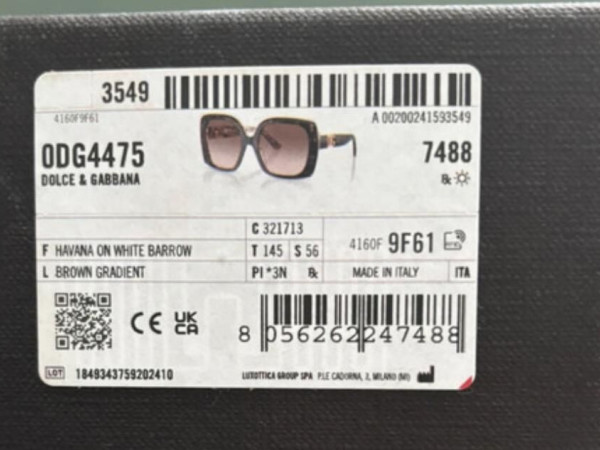 Dolce gabbana - DG4475 56&curren;19