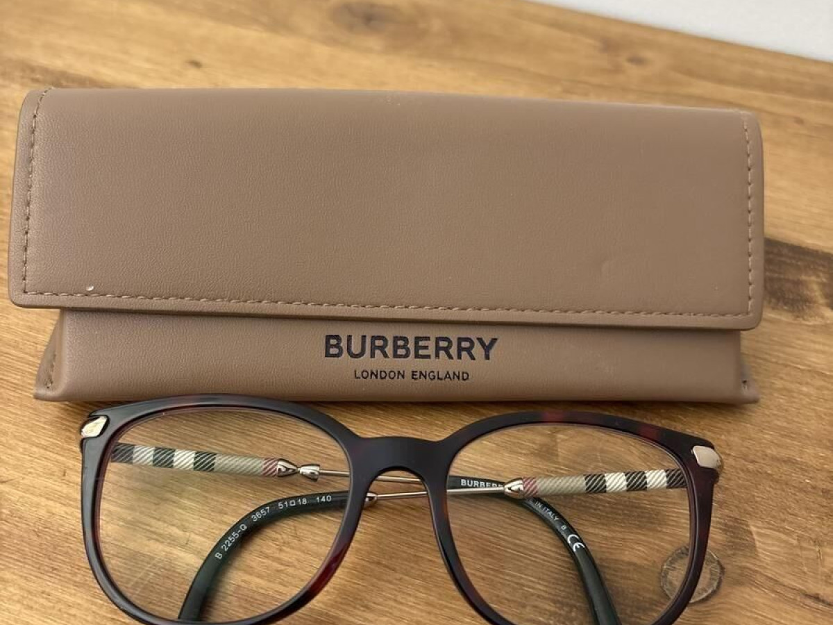 Monture Burberry &eacute;caille rouge  - B2255Q365751&curren;18149