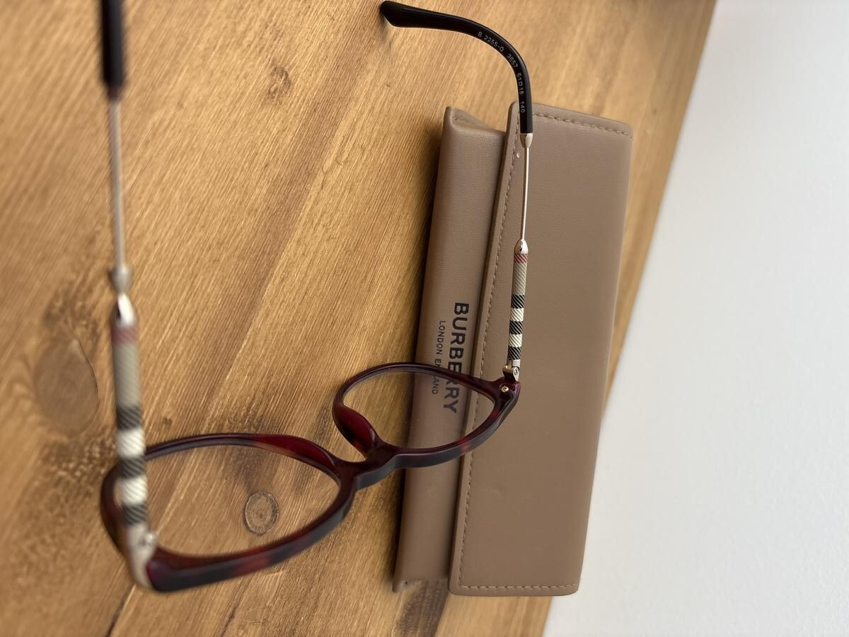 Monture Burberry &eacute;caille rouge  - B2255Q365751&curren;18149