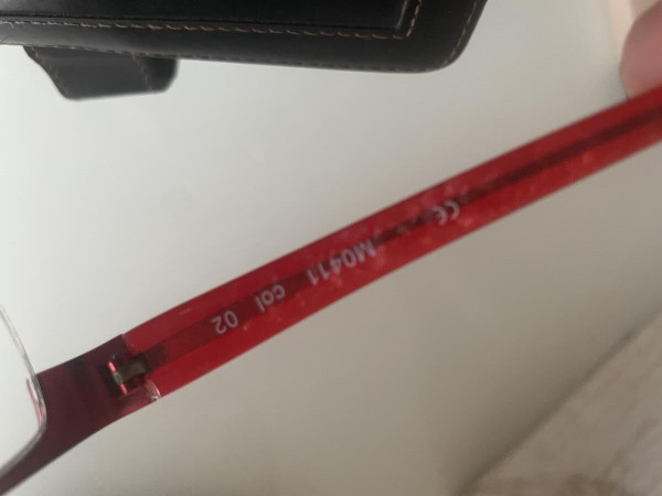 Monture Mikli rouge - M0411