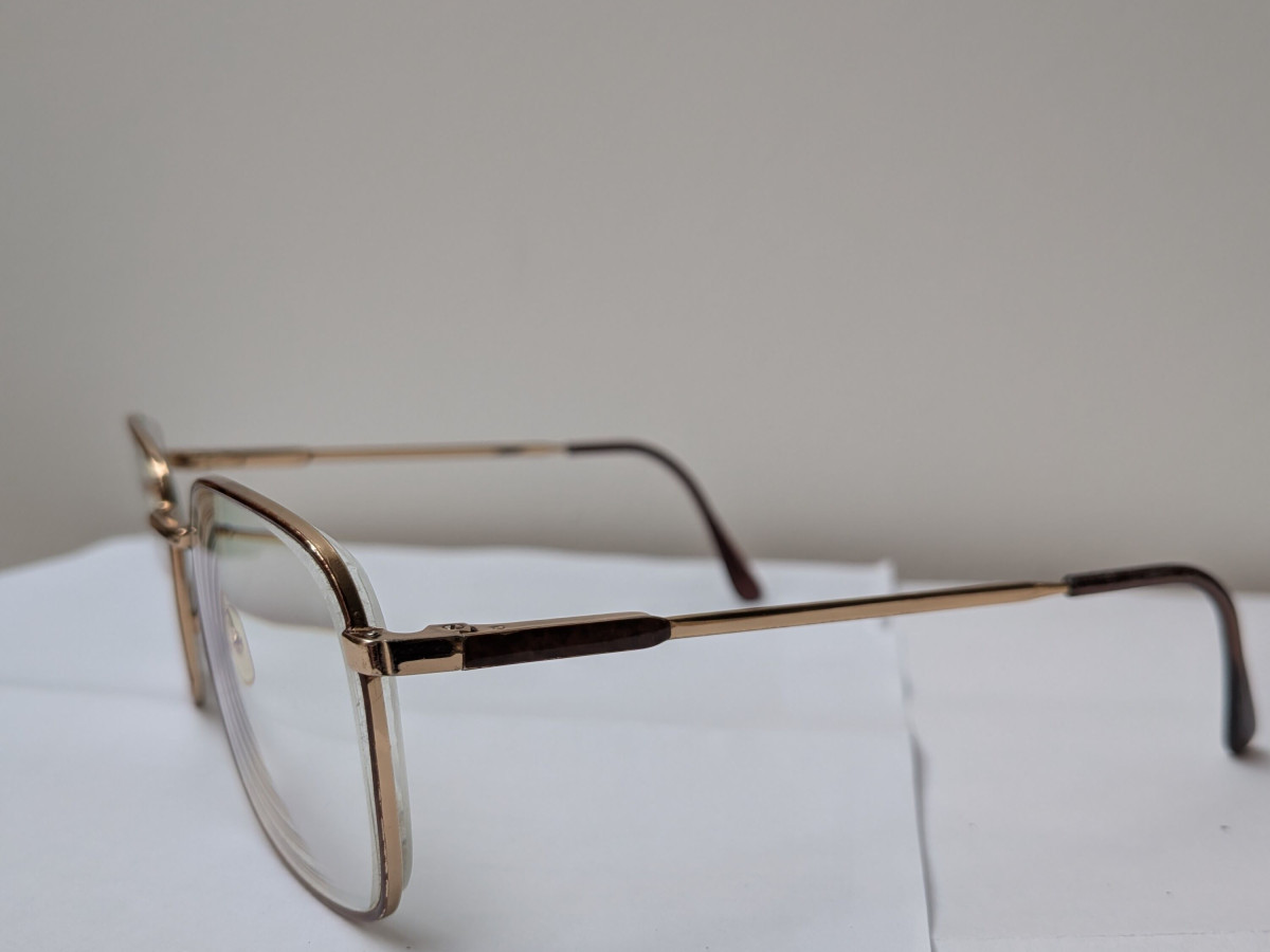 Lunettes large r&eacute;tro &eacute;caille - Sans r&eacute;f&eacute;rence 5,5cmx4,5cm&curren;1,7cm