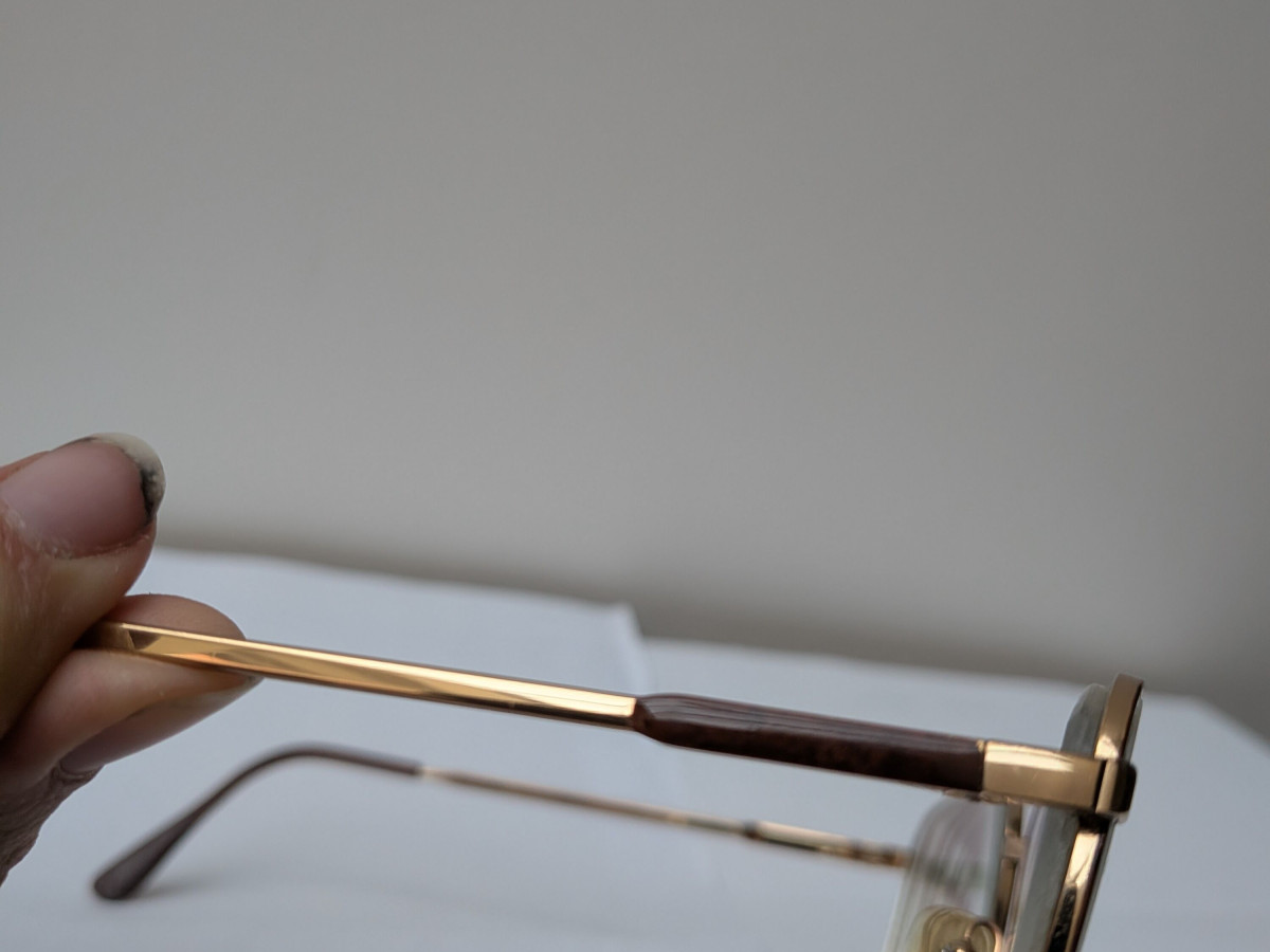 Lunettes large r&eacute;tro &eacute;caille - Sans r&eacute;f&eacute;rence 5,5cmx4,5cm&curren;1,7cm