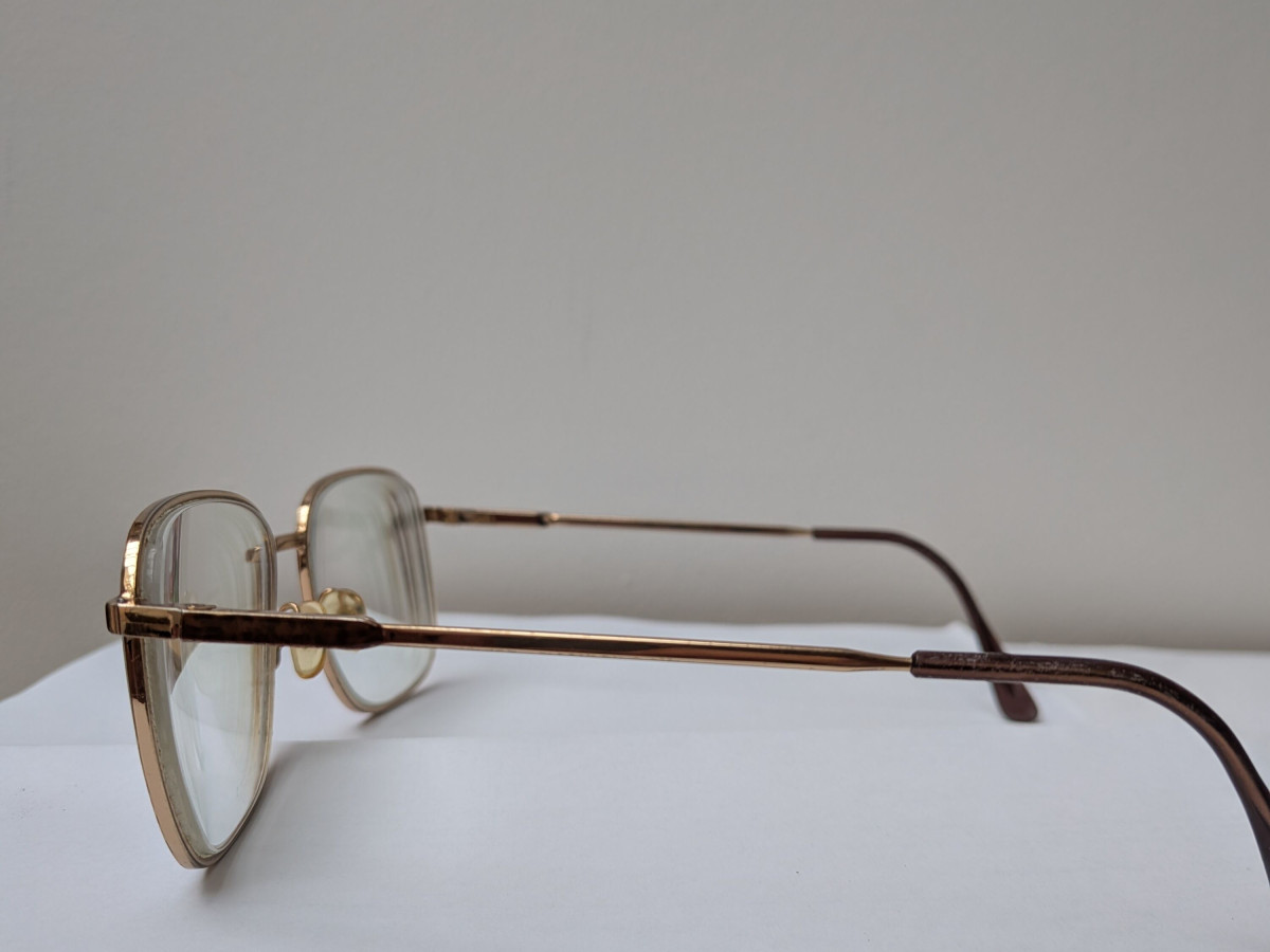 Lunettes large r&eacute;tro &eacute;caille - Sans r&eacute;f&eacute;rence 5,5cmx4,5cm&curren;1,7cm