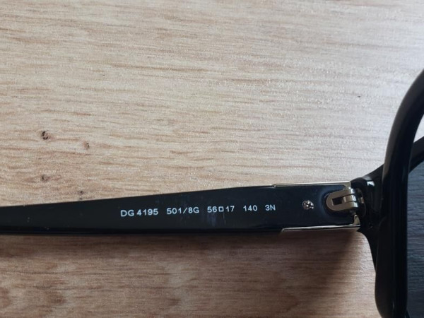 DOLCE GABBANA - DG 4195 501/8G 56 17 140 N3 5.5&curren;