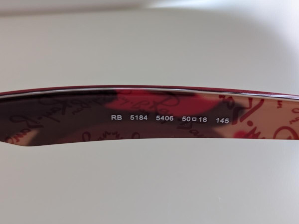 RAYBAN - RB 5184 5406 50 18 145 - RB 5184 5406 50 18 145 4,7&curren;13