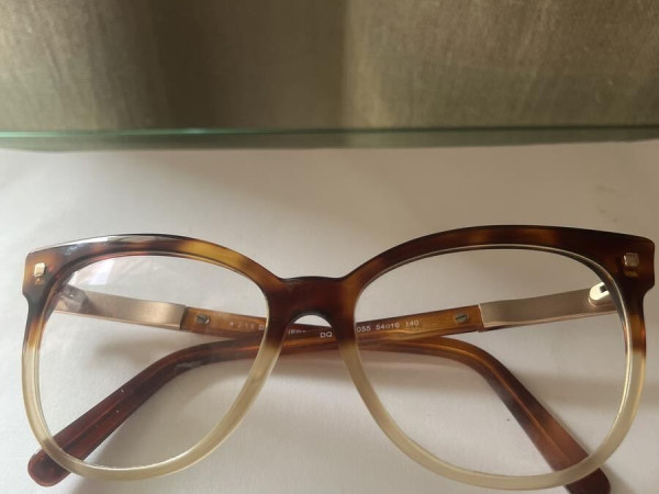 DSQUARED lunettes papillon cognac taille M - DQ52140555416140 4.5.  Cms&curren;13 cms